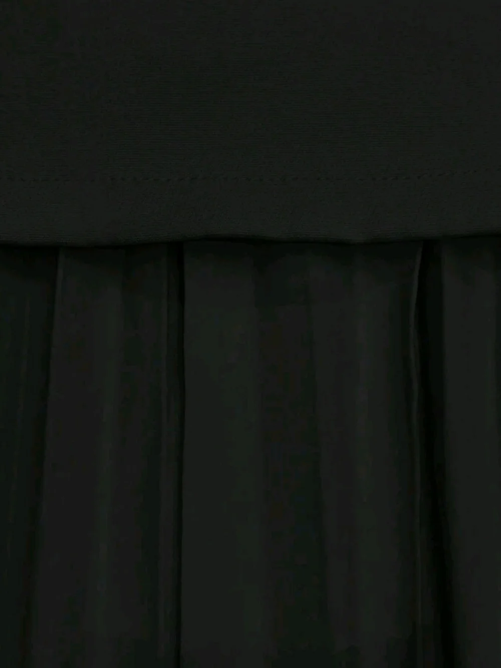 Pleated Midi Skirt Black Size M High Waisted Zip Closure Button Front Design